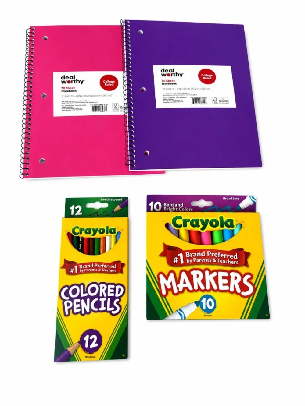 86-Piece Back-to-School Supply Bundle – Brand New